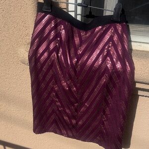 Free people Sequin Chevron Skirt - Pink